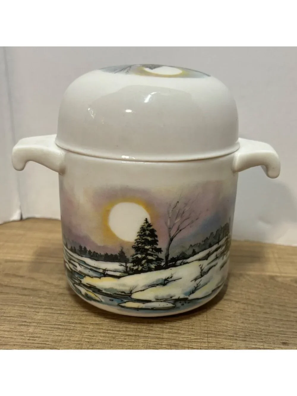 Bone China Candle Made For Shaklee Corporation Made in Taiwan Vintage 1980s